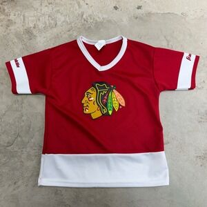 Franklin Chicago Blackhawks Youth Hockey Jersey Red Size M NHL Licensed